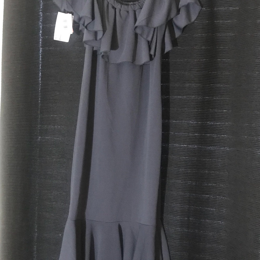 Gray ruffled dress SOLD